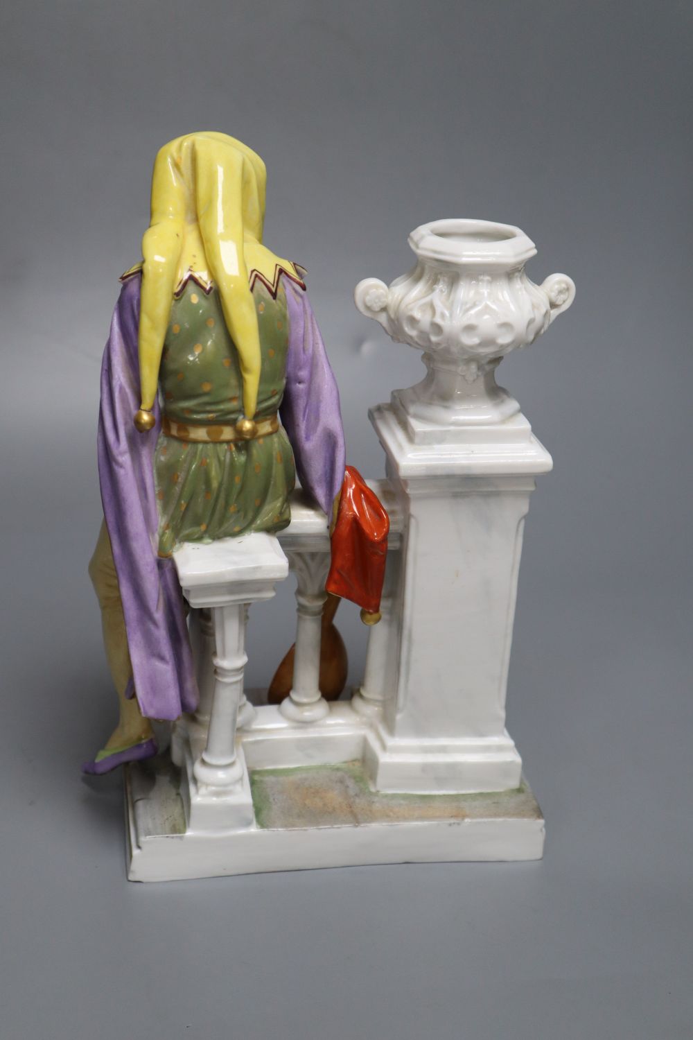 A Dressel & Kister Medieval series figure of a court jester, height 27cm